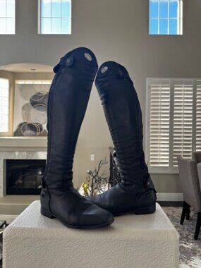 Parlanti Denver Classic Dress Tall Boots Women SH+ 38 EU, 7.5 US